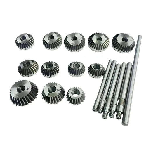 New 12 Piece Valve Seat Face Cutter Set - Carbon Steel Precision Best Spare Store