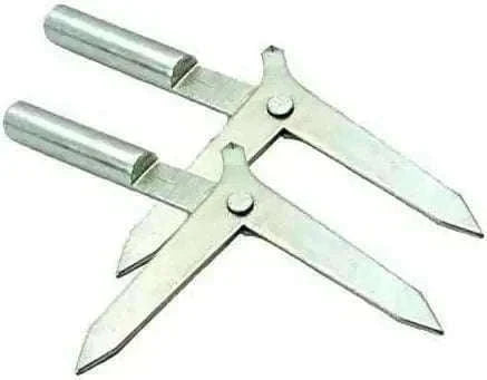 New 2pcs Round Bar Finder Head Dia 3/8 Double End Mechanical Center Finder Best Spare Store