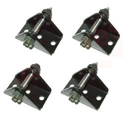 New 4 Pcs Jeep Suspension Shock Mount - Fits Willys MB, GPW, CJ2A & More Best Spare Store