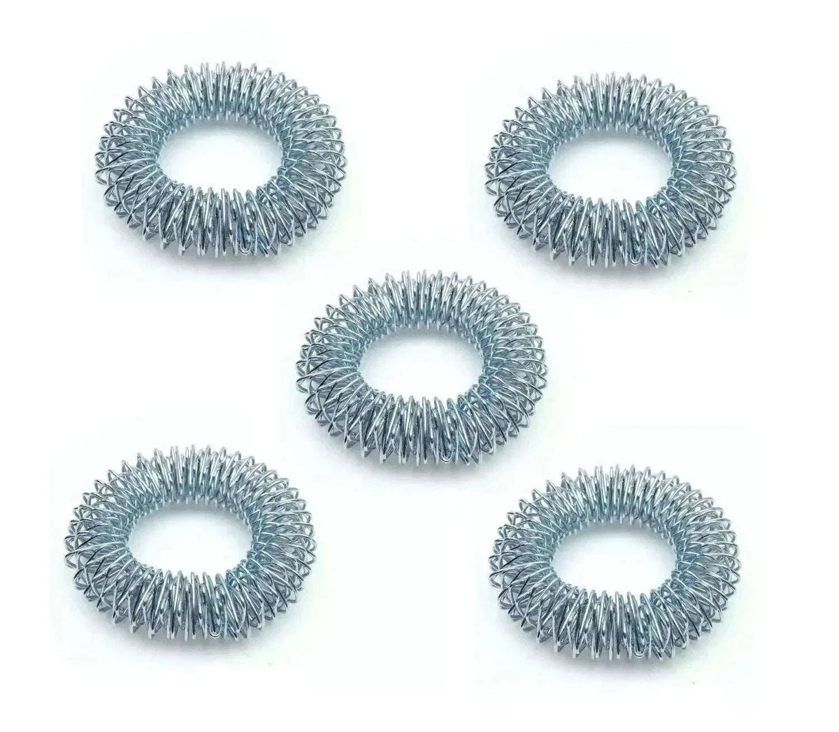 New 5pcs Acupressure Massage Bracelets Set with 5 Sujok Rings Best Spare Store