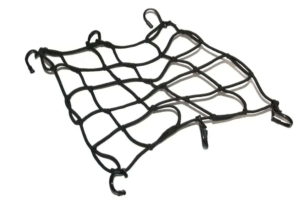 New 6 Hook Helmet Luggage Holding Black Mesh Unit Best Spare Store