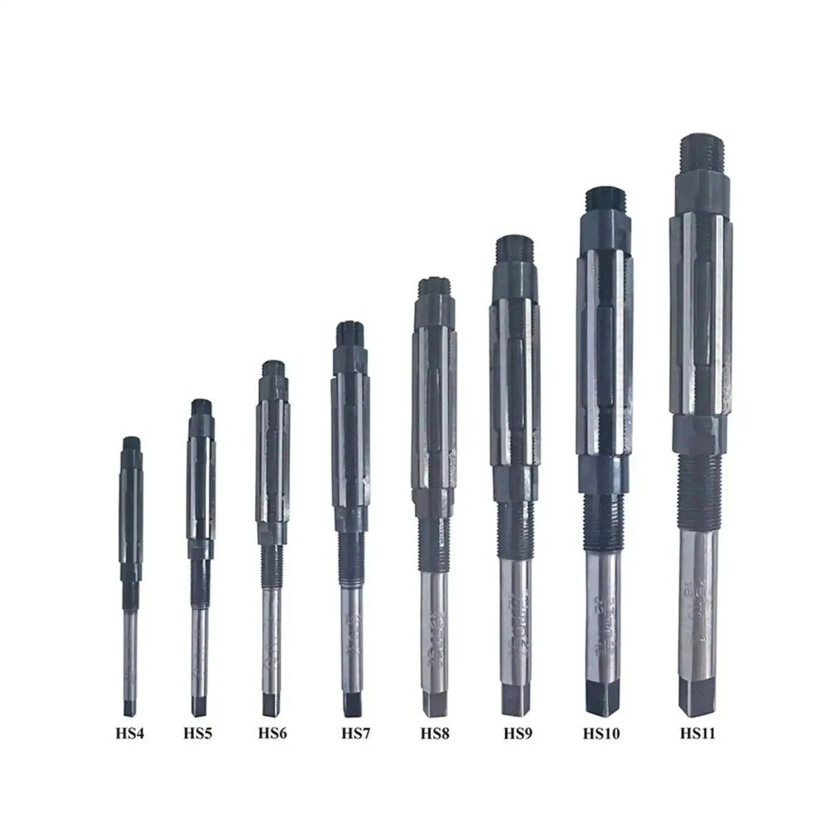 New 8 Pcs Adjustable Hand Reamer Set H4 - H11, Wooden Box Best Spare Store