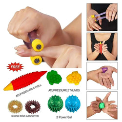 New Acupressure Finger Massager Sujok Rings – Power Balls & Thumbs Best Spare Store