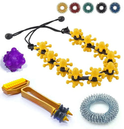 New Acupressure Magic Massager - 2 in 1 Roller, Bracelet, Sujok Ball, Sujok Ring Best Spare Store