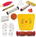 New Acupressure Massager Tools Combo Kit - Roller & Foot Mat Best Spare Store