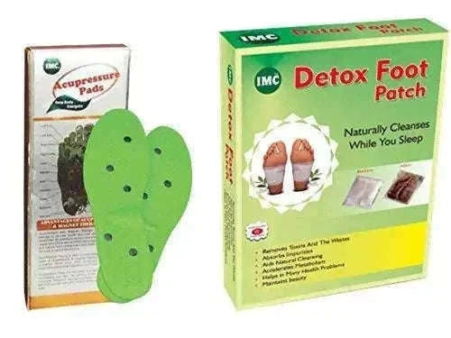 New Acupressure Pads and Detox Foot Patch Combo Best Spare Store
