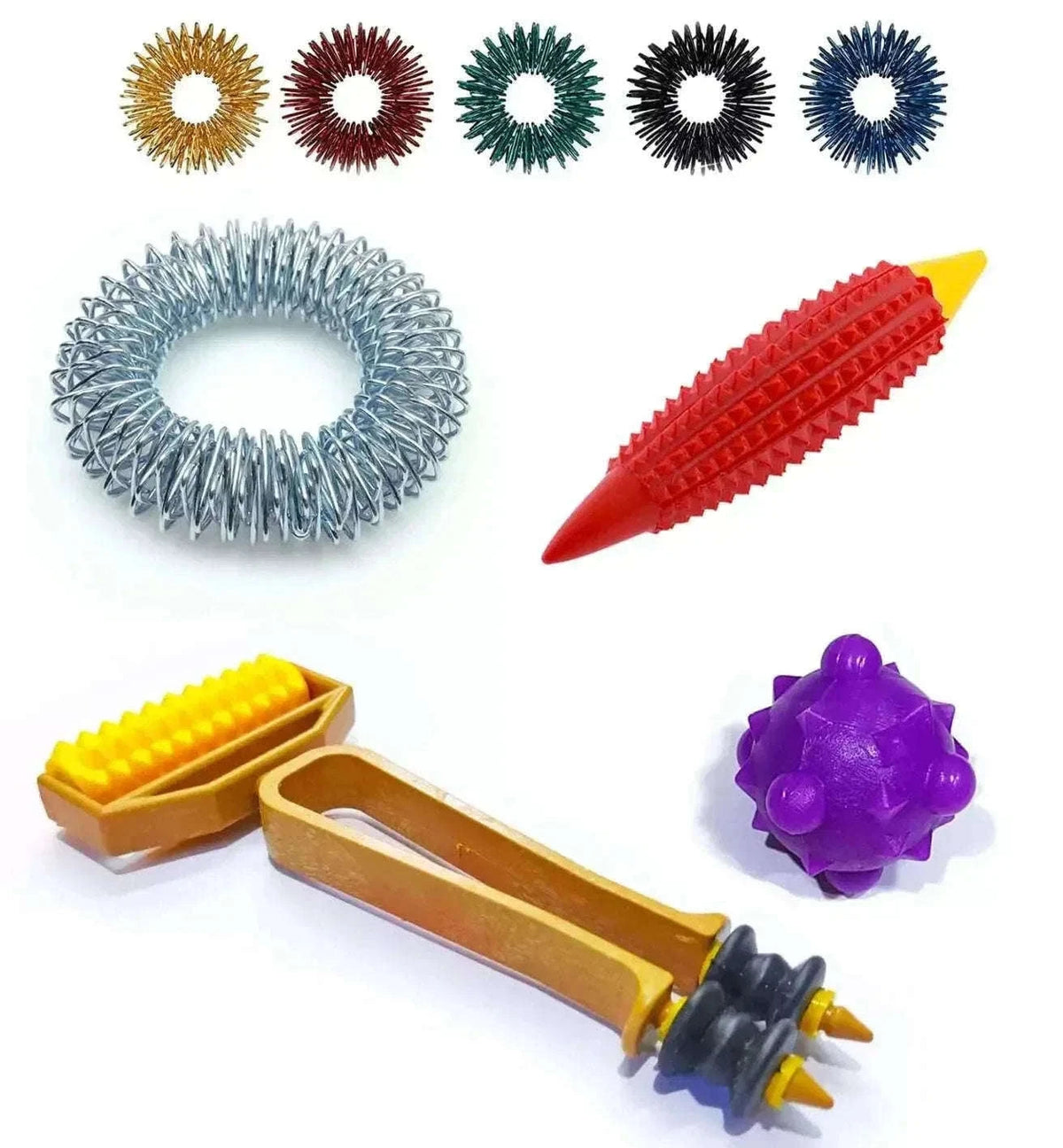 New Acupressure Sujok Massage Rings & Multi-Use Tools Best Spare Store