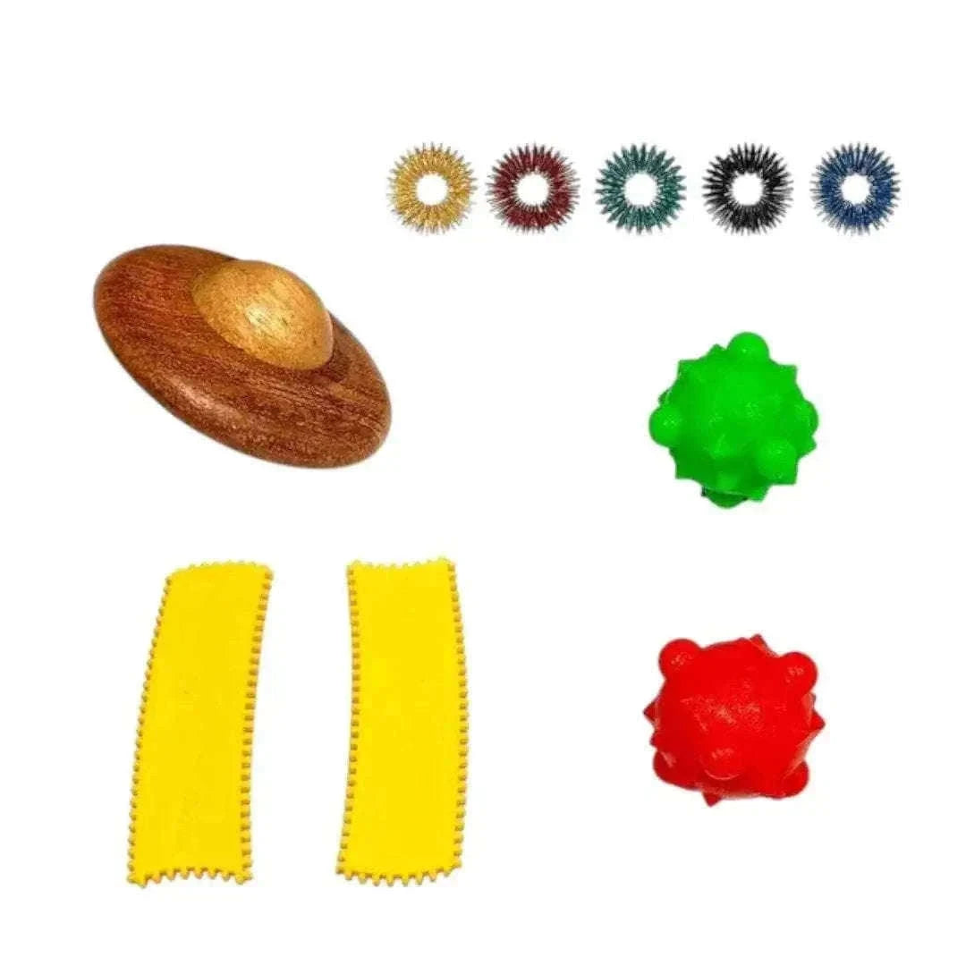 New Acupressure Sujok Therapy Set - Balls, Rings, Comb & Massager Best Spare Store