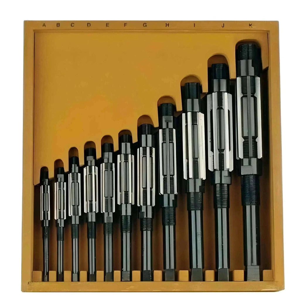 New Adjustable Hand Reamer Set - Carbon Steel 15 Pcs HV to H11 Best Spare Store