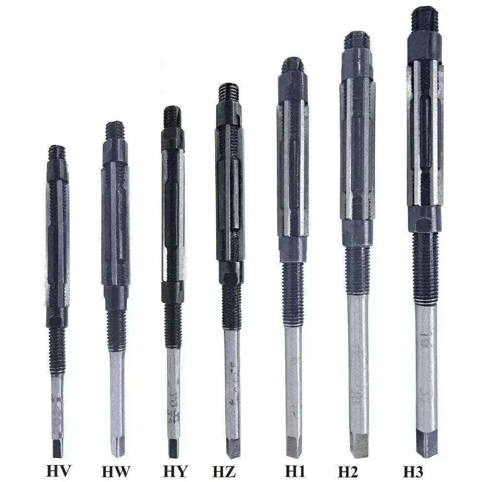 New Adjustable Hand Reamers Set 7 Pcs HV to H3 Sizes 1/4" to 15/32" Best Spare Store