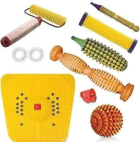 New All-in-One Acupressure Kit - Combo Mat & Accessories Best Spare Store