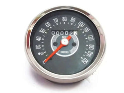 New Black Face Smiths Replica Speedometer 10-150 Mph Enfield Best Spare Store