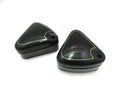 New Black Painted Curved Lid Tool Boxes Pair for Royal Enfield Best Spare Store