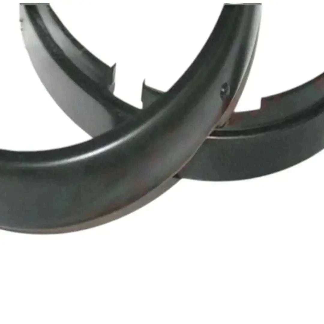 New Black Powder Coated Head LIght Inner Outer Rim Enfield 141634 141632 Best Spare Store