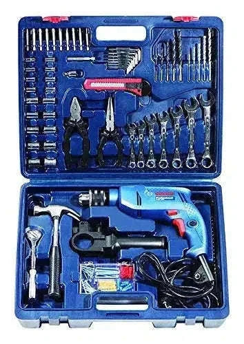 New Bosch GSB 550-Watt Impact Drill Kit - 122-Piece Set Best Spare Store