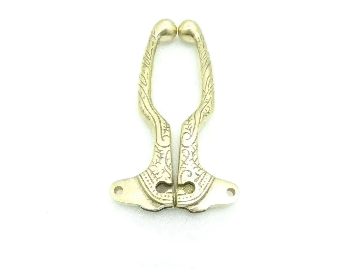 New Brass Beautifully Engraved Levers (Pair) for Royal Enfield Best Spare Store