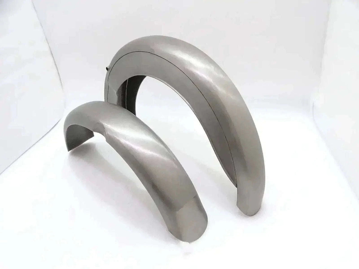 New BSA D1 D3 125CC BANTAM FRONT AND REAR MUDGUARD SET RAW STEEL Best Spare Store