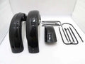 New BSA M20 FRONT AND REAR BLACK PAINTED MUDGUARD SET WITH COMPLETE STAY KIT Best Spare Store