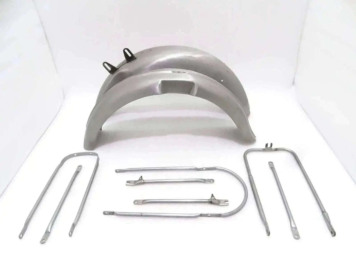 New BSA M20 FRONT AND REAR MUDGUARDS WITH COMPLETE STAY KIT Best Spare Store