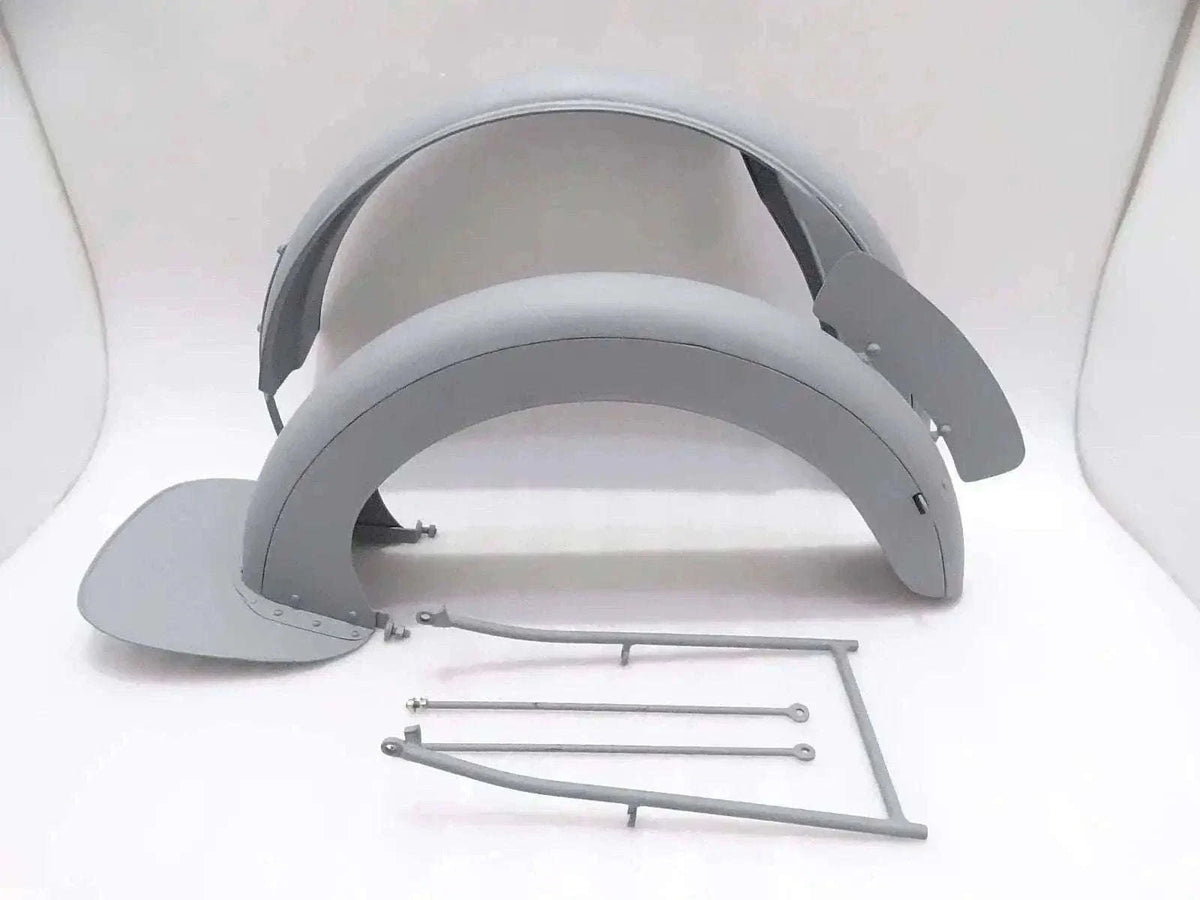 New BSA MODEL "K AND H" MUDGUARD FRONT & REAR SET WITH STAYS (1914-1920 ) Best Spare Store