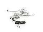 New Chrome Brake and Clutch Lever Assembly Fits Royal Enfield Best Spare Store