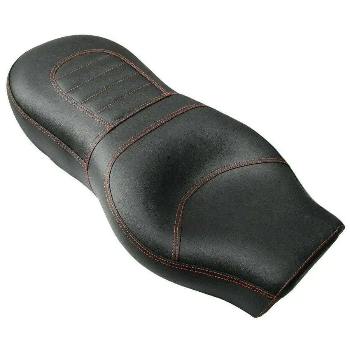 New Custom Made Cushioned Seat Black Fits Royal Enfield Interceptor 650 Best Spare Store