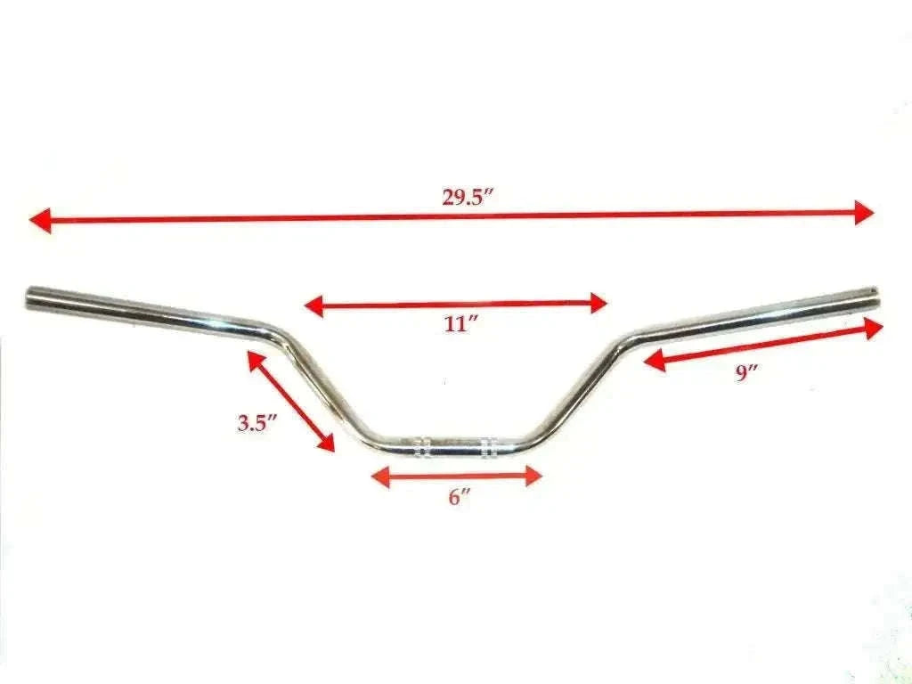 New Customized Chromed 7/8" Handlebar For Royal Enfield RD 350 Style Best Spare Store