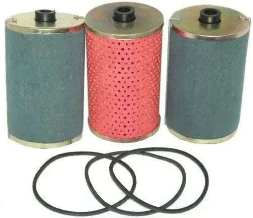 New Diesel Fuel Filter / Strainer With Rubber Anello 3 Units Fit For Jcb 3cx 3dx Best Spare Store