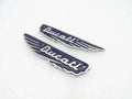 New Ducati Scrambler 350cc Petrol Tank Dark Blue Alloy Badges Best Spare Store