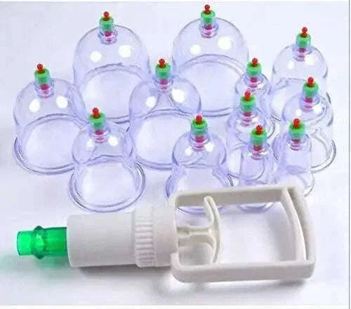 New Electric Cupping Therapy Machine - Vacuum 12 Cupping Suction Device Best Spare Store