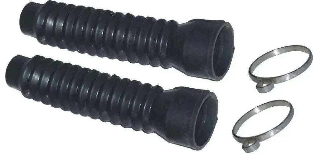 New ENFIELD Fork Gaiters Dust Cover Rubber With Fixing Clamps Free Ship Best Spare Store