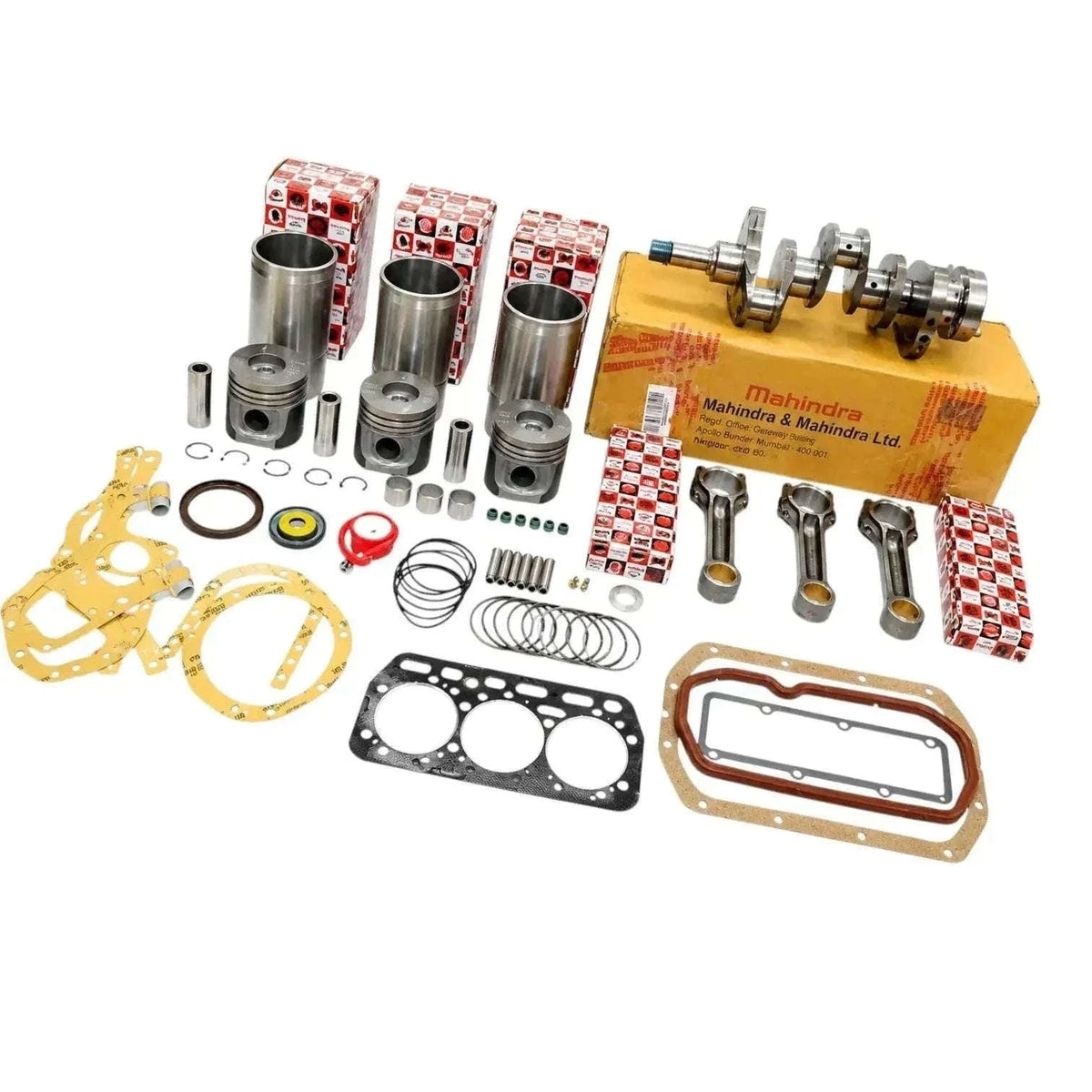 New Engine Repair Kit with Crankshaft & Connecting Rod for Mahindra C27 C35 450+ Best Spare Store