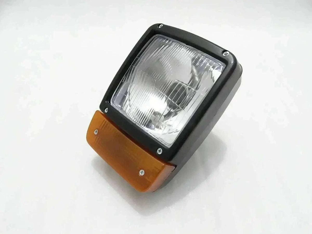 New Fit For Jcb Backhoe Dumpers Front Headlight With H4 Bulb&Indicator Assembly Best Spare Store