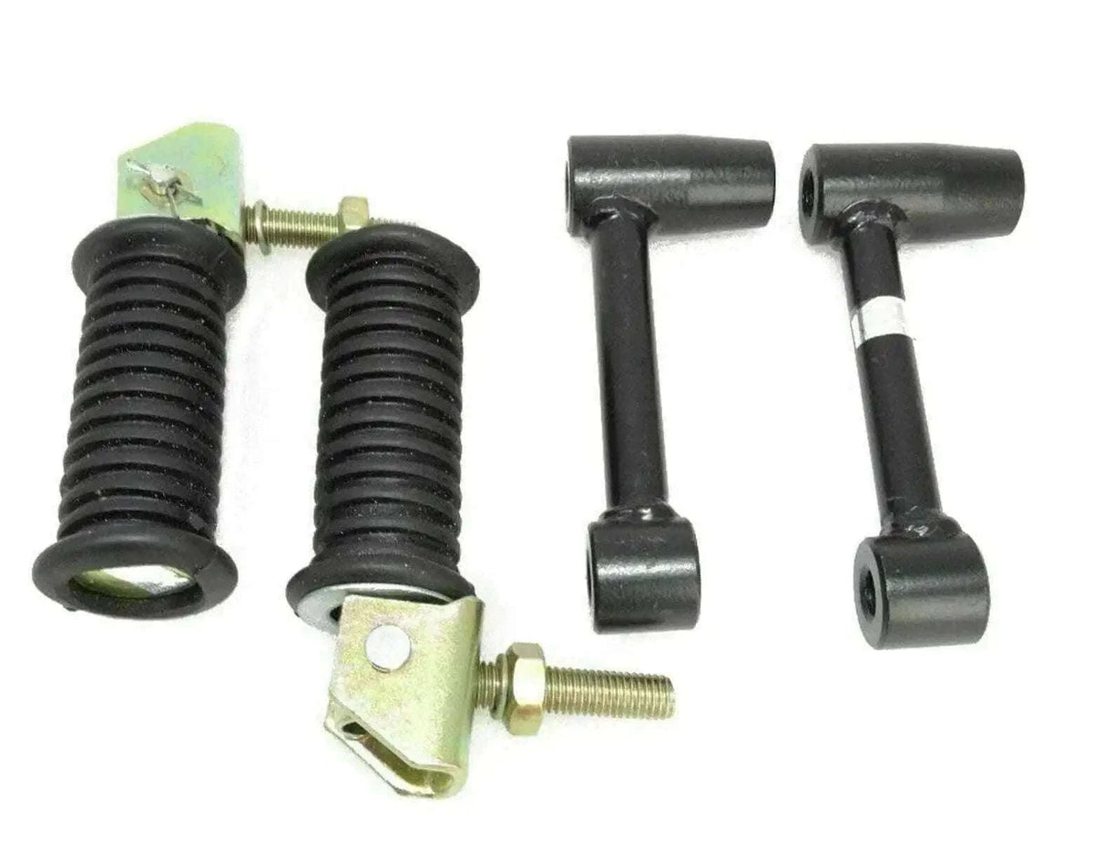 New FIT For Royal Enfield 350 500cc Rear Passenger Folding Footrests with Bracket Best Spare Store