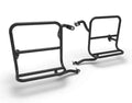 New Fits Royal Enfield "Black Military Pannier Rails-Drum" For Classic 350cc & 500cc Best Spare Store