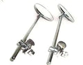 New Fits Royal Enfield Bullet Chrome Side Rear View Mirror Set 22mm Bar Clamp Best Spare Store