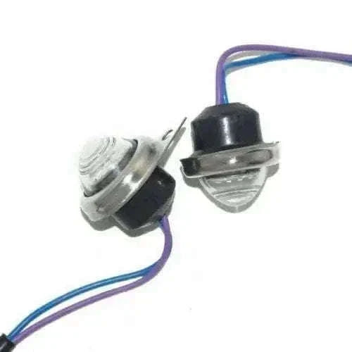 New Fits Royal Enfield Classic Blue LED Light Pilot Lamp Set With Chrome Rim Best Spare Store