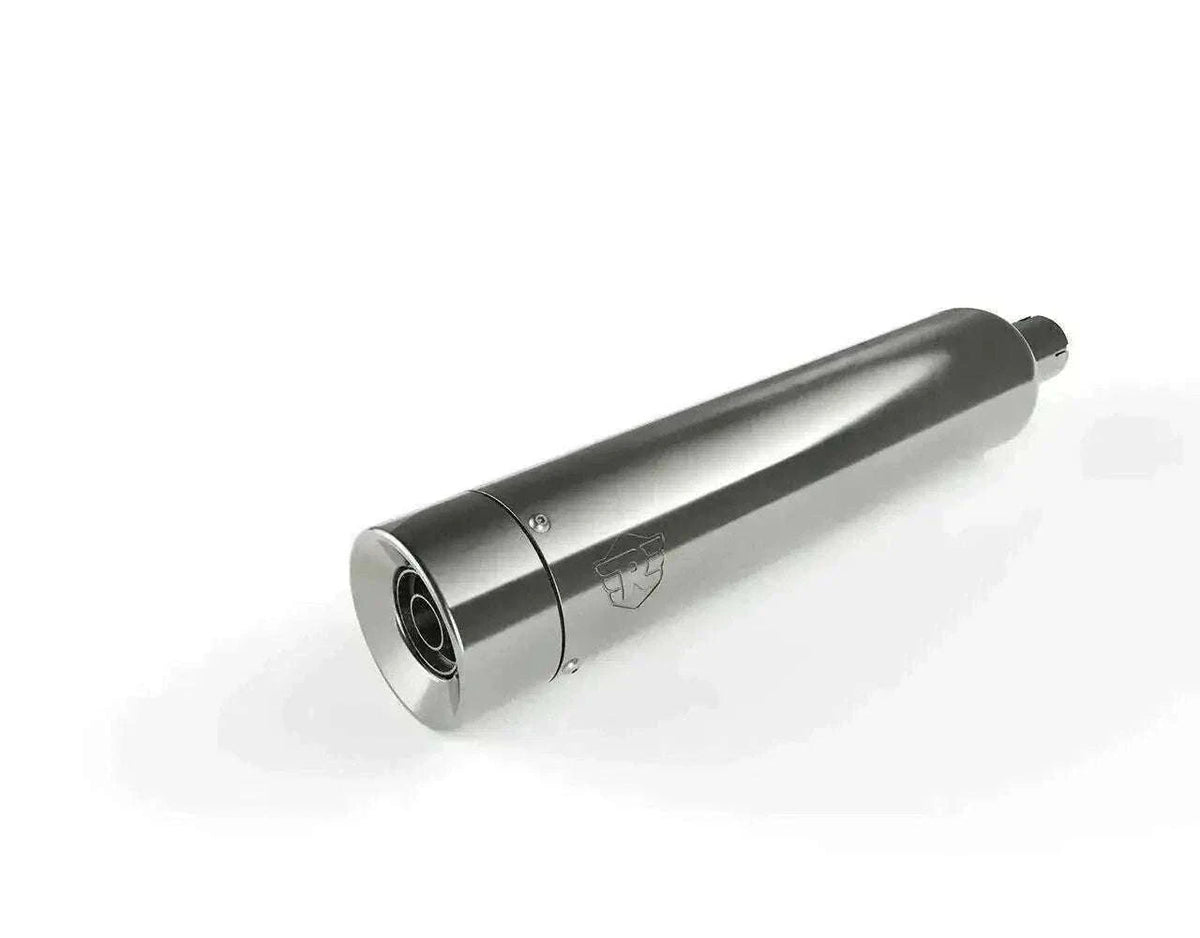 New FOR Royal Enfield Meteor 350cc Silver "Straightcut Silencer" Best Spare Store