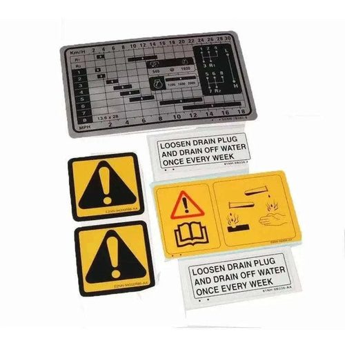 New Ford Tractor Decal Set - Premium Gear Sticker Set Best Spare Store