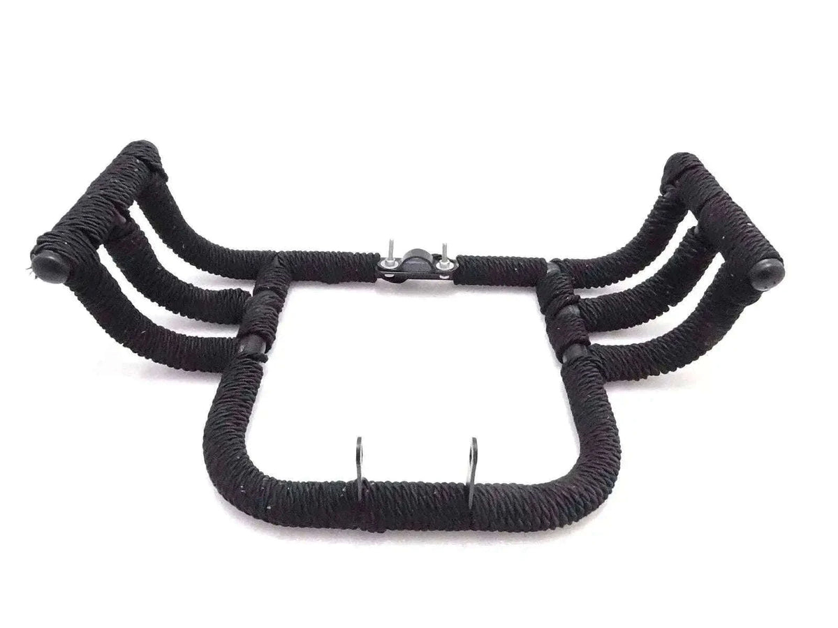 New FRONT LEG GUARD WRAPPED WITH BLACK ROPE AIRFLY FOR ROYAL ENFIELD Best Spare Store