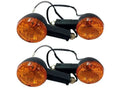 New Front & Rear Indicator Assembly Black For Royal Enfield Classic 350cc 500cc Best Spare Store