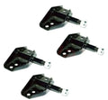 New Front & Rear Upper Shocker Mount Bracket Kit for Willys Jeep Best Spare Store
