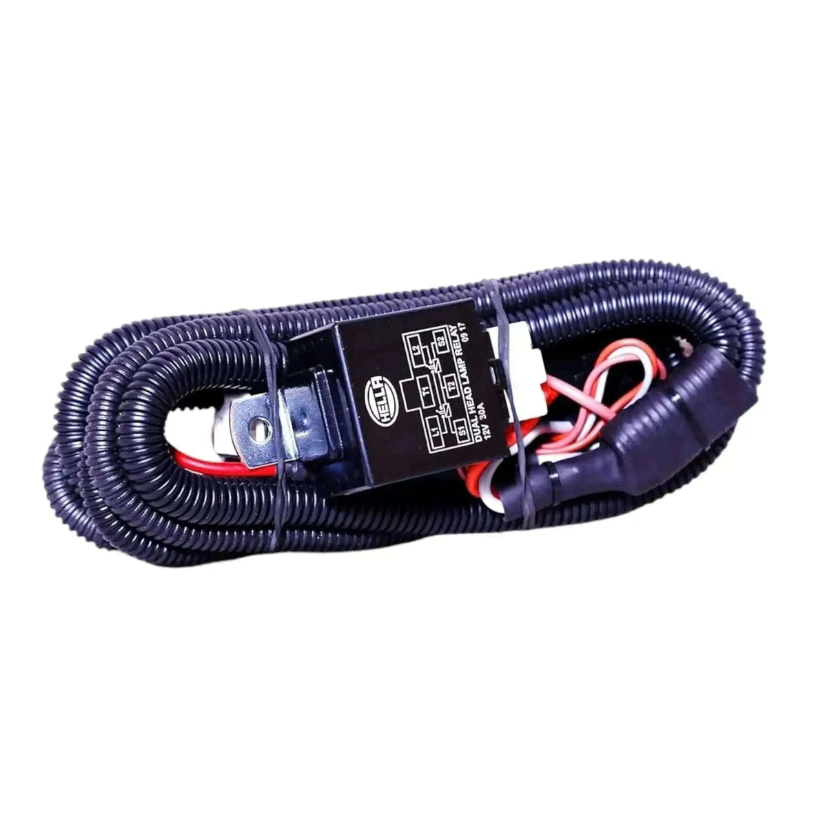 New H4 Headlamp Relay with Wiring Harness - Hella 329.317-001 Compatible Best Spare Store