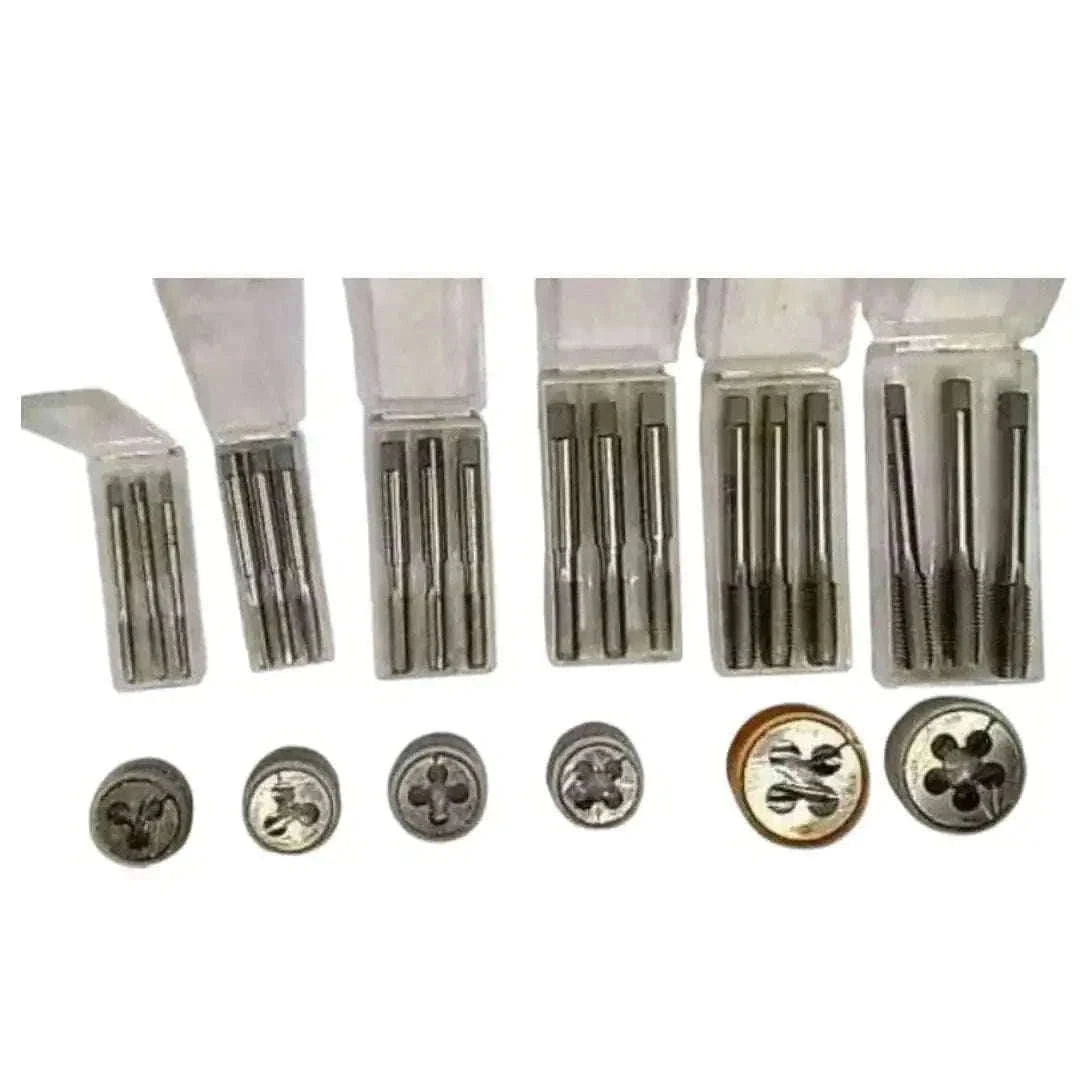New HSS Tap Die Set BSF 3/6" to 1/2"-6 Sizes - British Standard Fine Best Spare Store