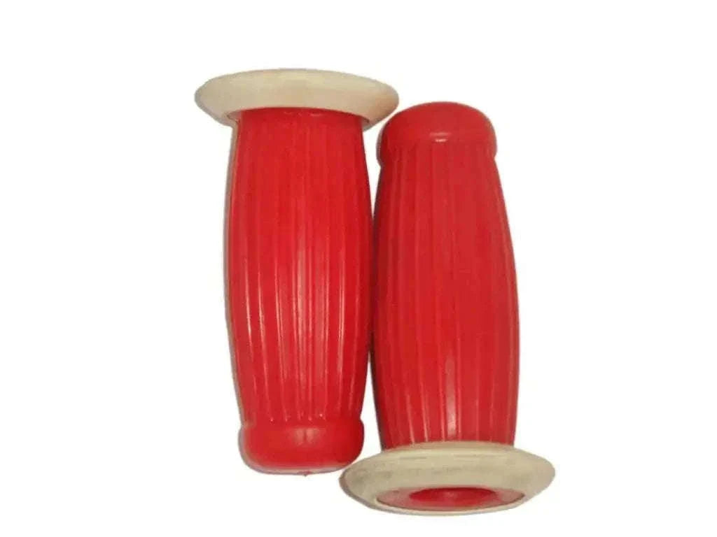 New Lambretta Handlebar Grip Set - Vintage S1 Series Red Best Spare Store