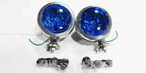New LAMBRETTA VESPA Universal Blue 4 Inch Scooter Spotlight Best Spare Store
