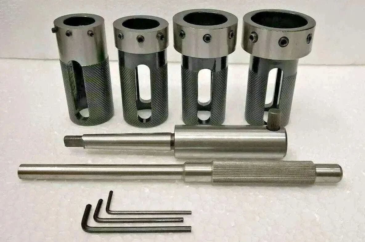 New Lathe Tailstock Die Holder Set of 4 - Floating Type MT1 Shank Best Spare Store