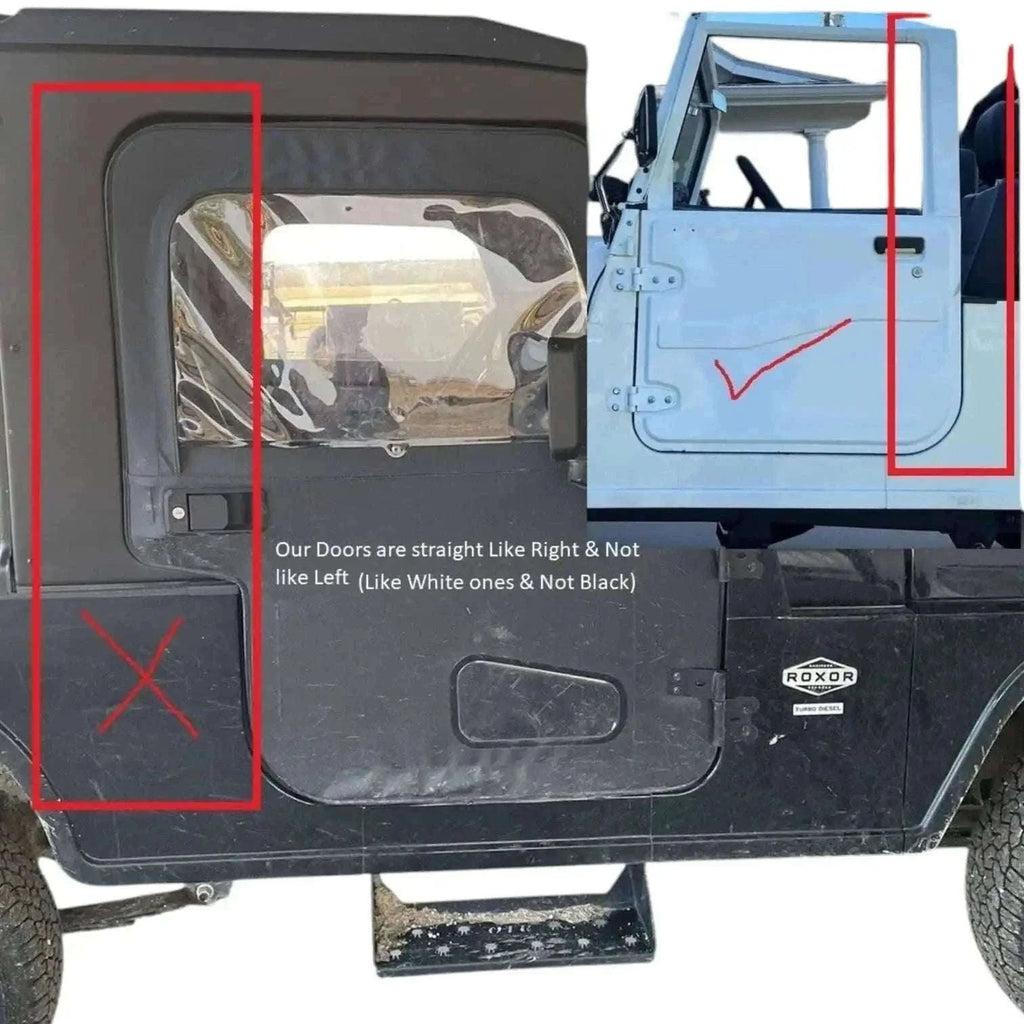 New Mahindra ROXOR Two Door Set - Refurbished OEM with Fittings Best Spare Store