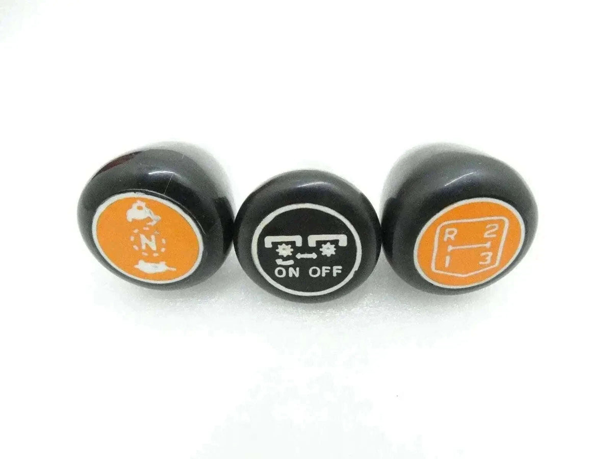 New Massey Ferguson Tractor Gear Knob Orange Set 3 Piece Best Spare Store