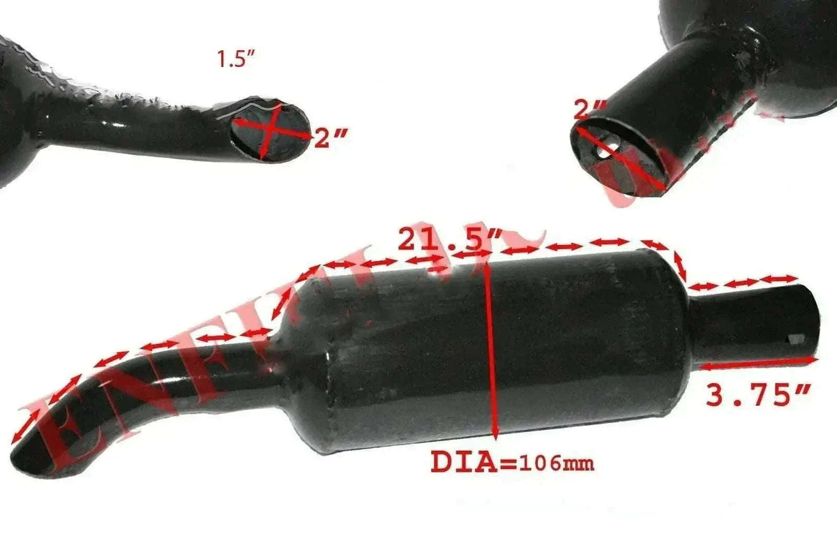 New Mini Vertical Exhaust Silencer for HMT & Zetor Tractors Best Spare Store
